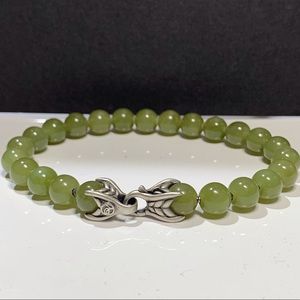 David Yurman Nephrite Beads Bracelet